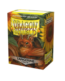 Bustine Protettive Dragon Shield - Tangerine - Matte Sleeves - Standard Size