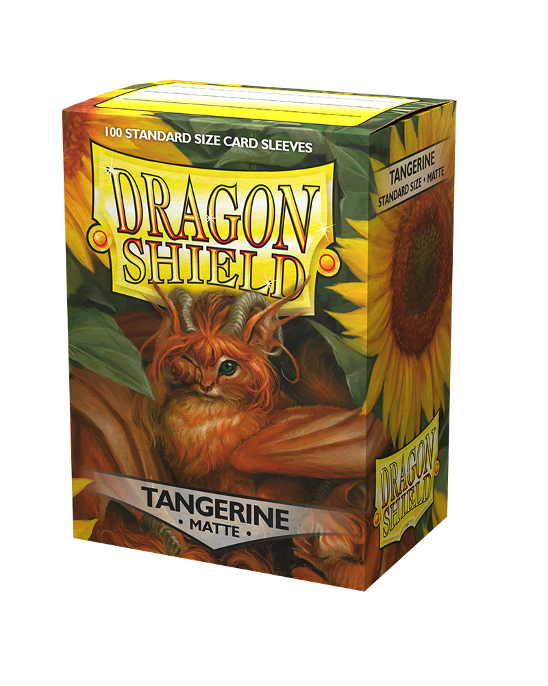Bustine Protettive Dragon Shield - Tangerine - Matte Sleeves - Standard Size