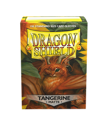 Bustine Protettive Dragon Shield - Tangerine - Matte Sleeves - Standard Size