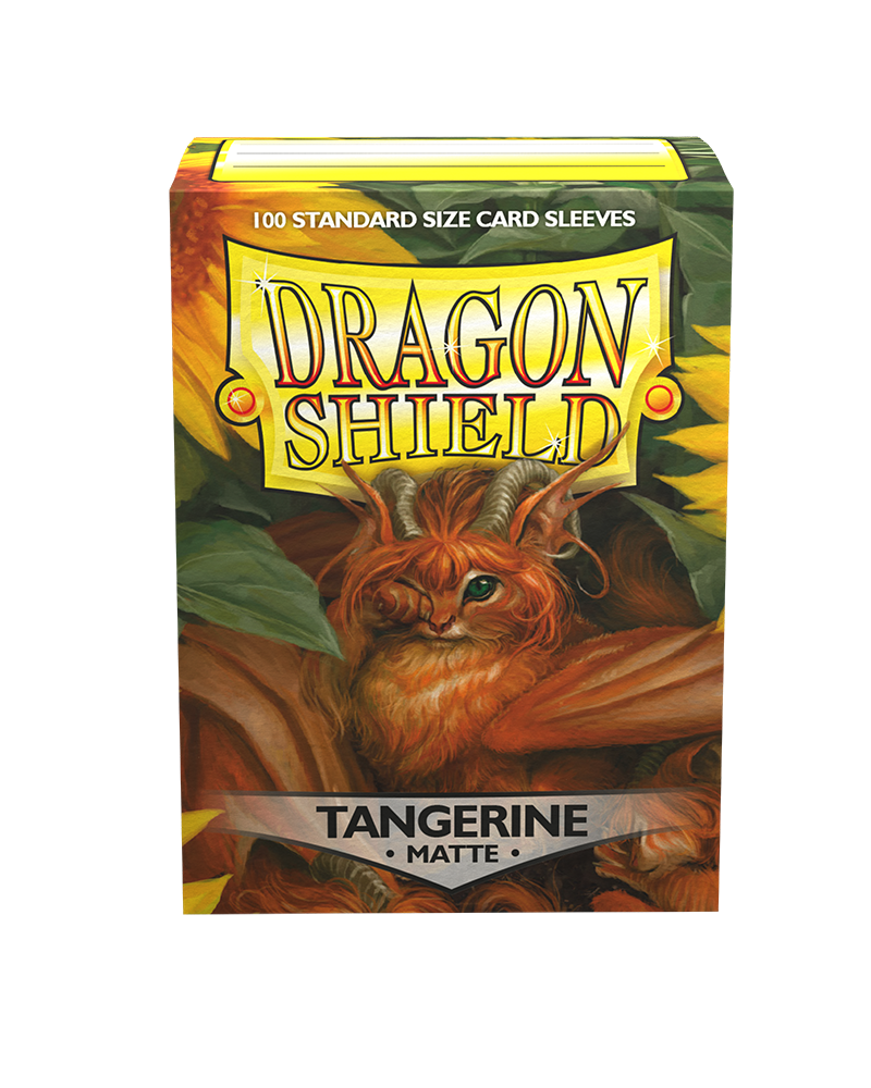 Bustine Protettive Dragon Shield - Tangerine - Matte Sleeves - Standard Size