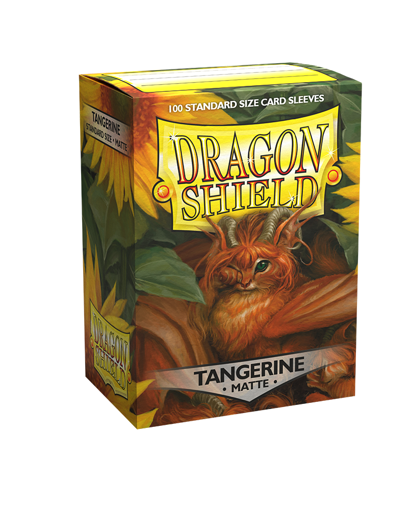 Bustine Protettive Dragon Shield - Tangerine - Matte Sleeves - Standard Size