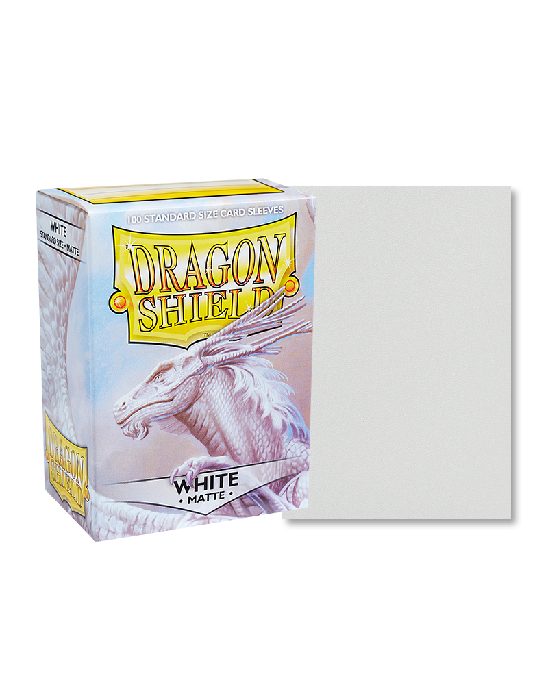 Bustine Protettive Dragon Shield - White - Matte Sleeves - Standard Size
