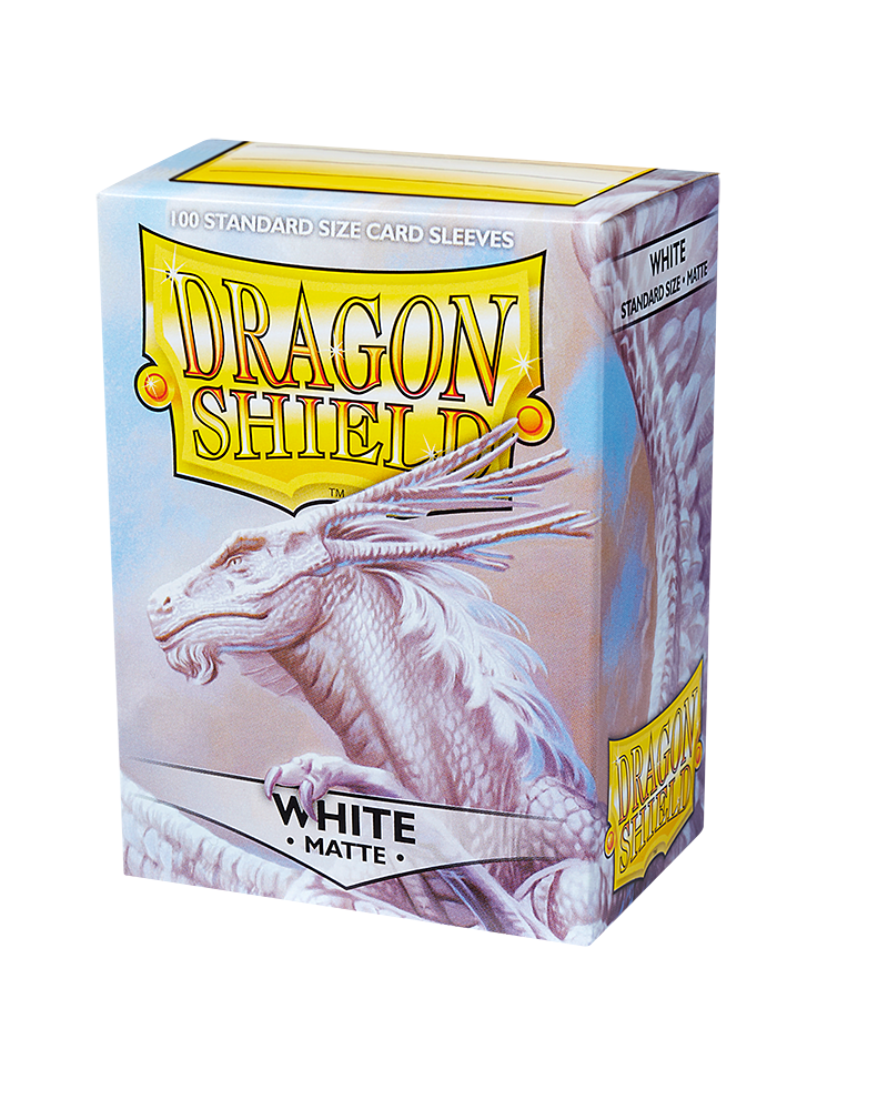Bustine Protettive Dragon Shield - White - Matte Sleeves - Standard Size