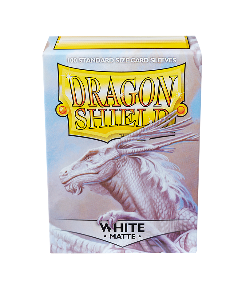 Bustine Protettive Dragon Shield - White - Matte Sleeves - Standard Size