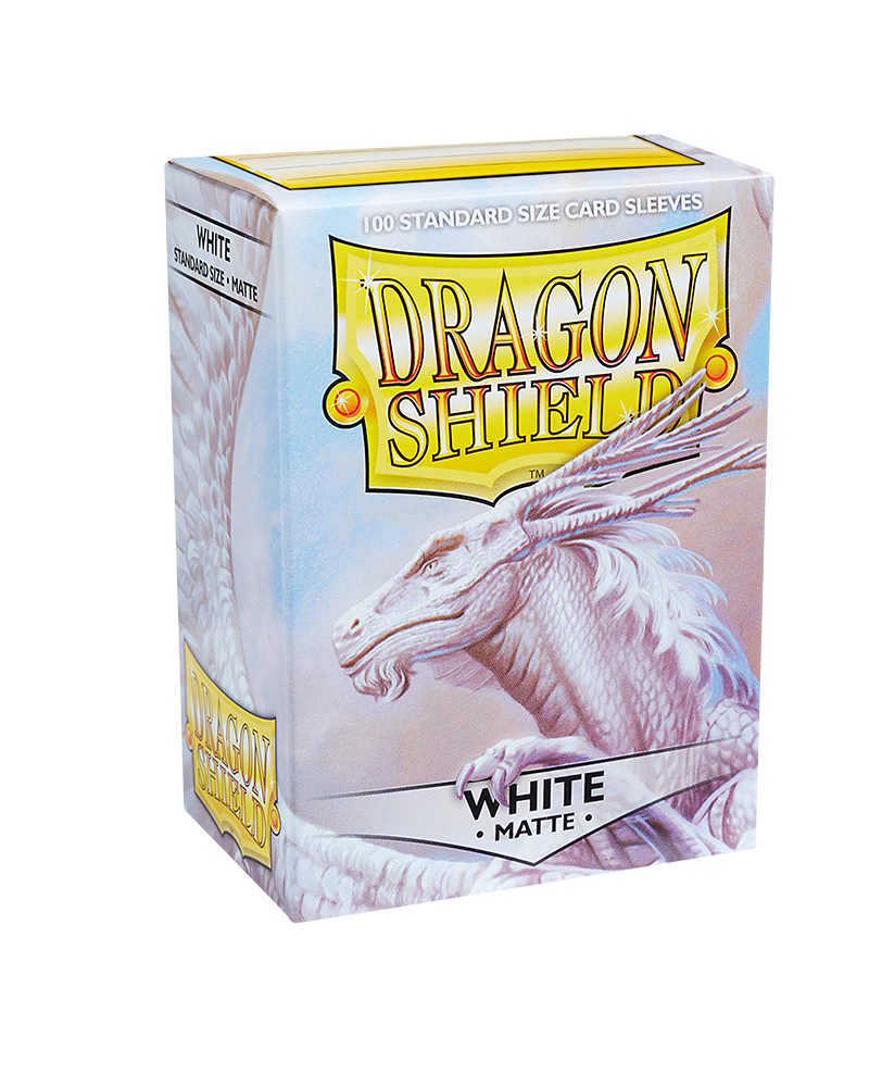 Bustine Protettive Dragon Shield - White - Matte Sleeves - Standard Size