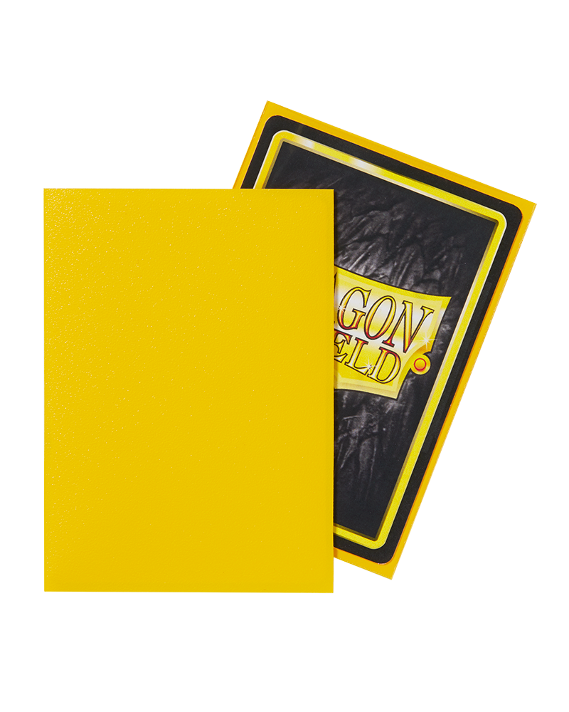 Bustine Protettive Dragon Shield - Yellow - Matte Sleeves - Standard Size