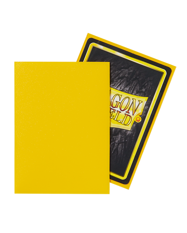 Bustine Protettive Dragon Shield - Yellow - Matte Sleeves - Standard Size