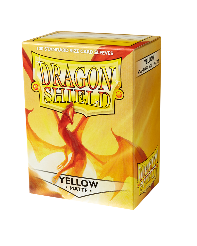 Bustine Protettive Dragon Shield - Yellow - Matte Sleeves - Standard Size