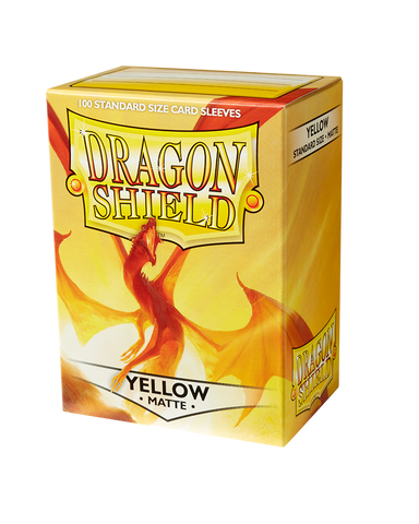 Bustine Protettive Dragon Shield - Yellow - Matte Sleeves - Standard Size