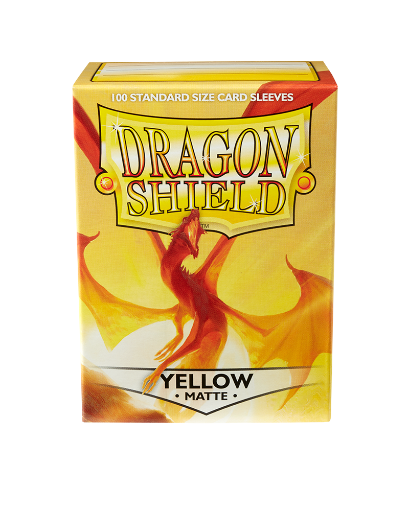 Bustine Protettive Dragon Shield - Yellow - Matte Sleeves - Standard Size