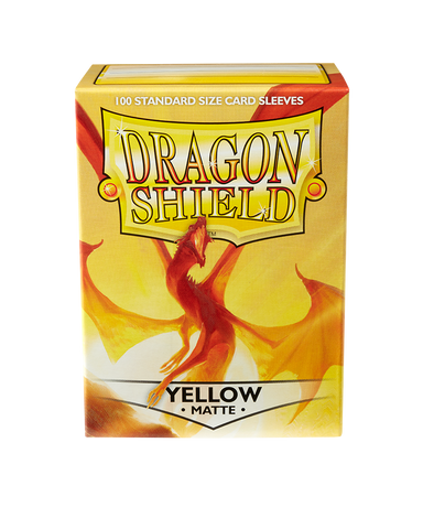 Bustine Protettive Dragon Shield - Yellow - Matte Sleeves - Standard Size