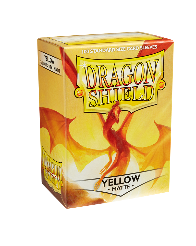 Bustine Protettive Dragon Shield - Yellow - Matte Sleeves - Standard Size