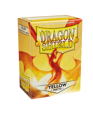 Bustine Protettive Dragon Shield - Yellow - Matte Sleeves - Standard Size