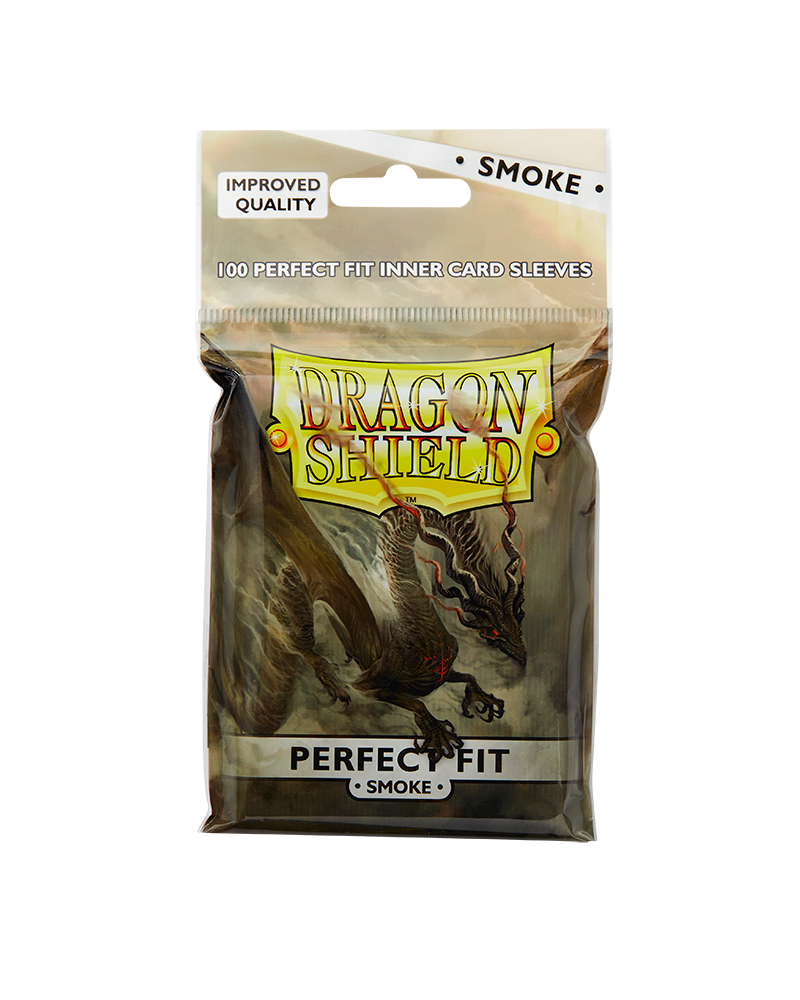 Bustine Protettive Dragon Shield - Smoke - Toploading Perfect Fit Sleeves - Standard Size Immagine principale del prodotto