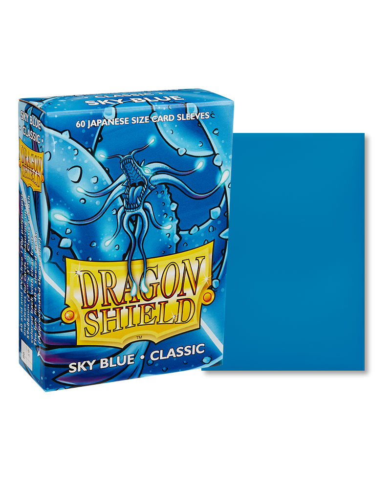 Bustine Protettive Dragon Shield - Sky Blue - Classic Sleeves - Japanese Size Immagine principale del prodotto