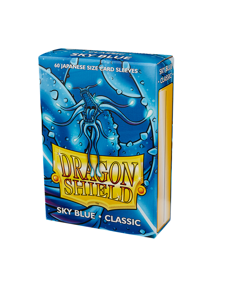 Bustine Protettive Dragon Shield - Sky Blue - Classic Sleeves - Japanese Size