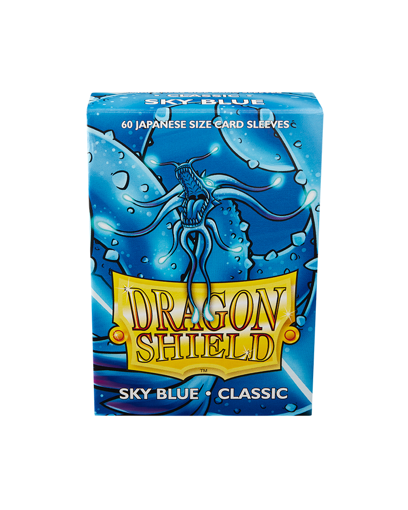 Bustine Protettive Dragon Shield - Sky Blue - Classic Sleeves - Japanese Size