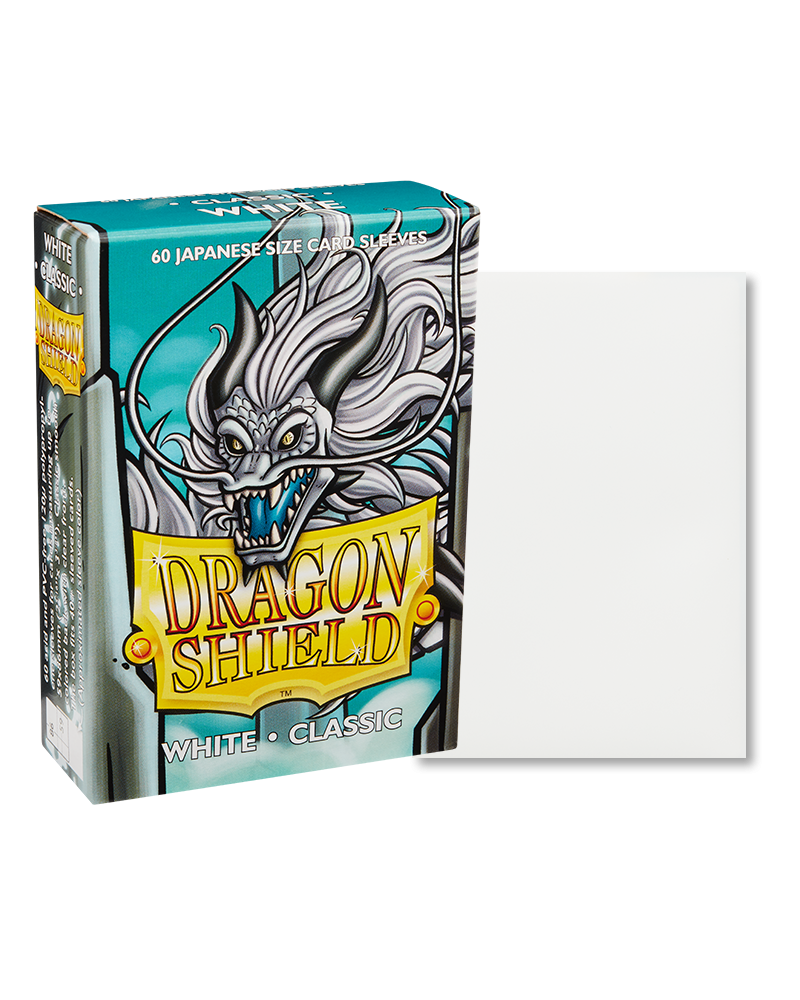 Bustine Protettive Dragon Shield - White - Classic Sleeves - Japanese Size Immagine principale del prodotto