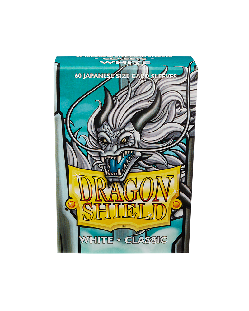 Bustine Protettive Lisce Dragon Shield Bianche - Japanese Size