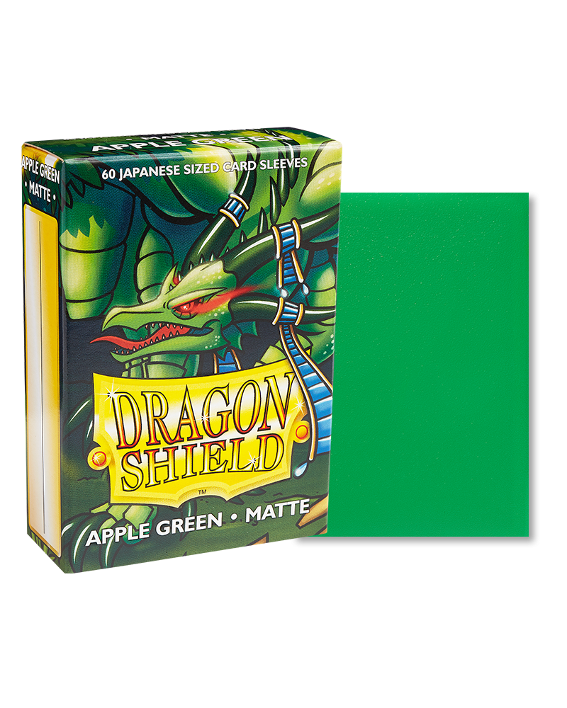 Bustine Protettive Dragon Shield - Apple Green - Matte Sleeves - Japanese Size Immagine principale del prodotto