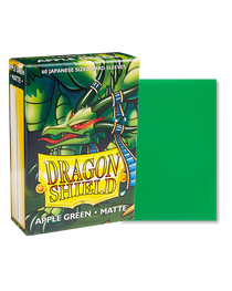Bustine Protettive Dragon Shield - Apple Green - Matte Sleeves - Japanese Size