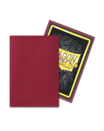Bustine Protettive Dragon Shield - Blood Red - Matte Sleeves - Japanese Size