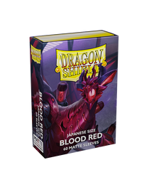 Bustine Protettive Dragon Shield - Blood Red - Matte Sleeves - Japanese Size