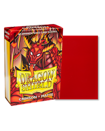 Bustine Protettive Dragon Shield - Crimson - Matte Sleeves - Japanese Size