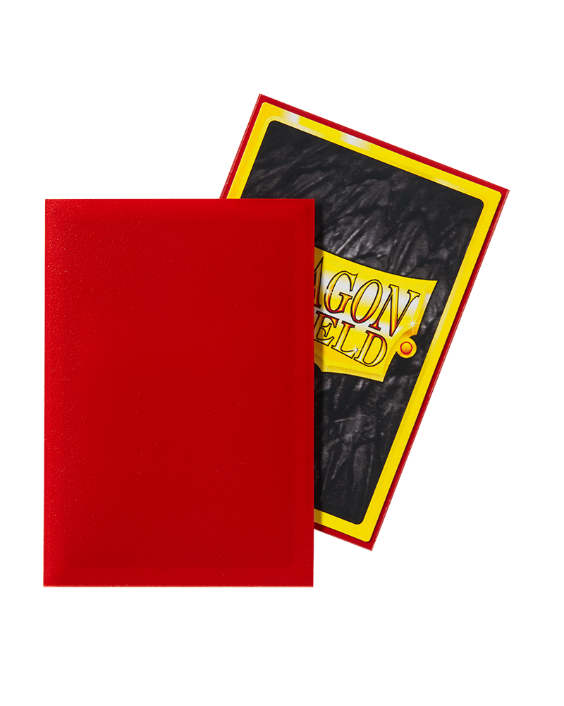 Bustine Protettive Ruvide Dragon Shield Rosso Cremisi - Japanese Size Immagine secondaria del prodotto
