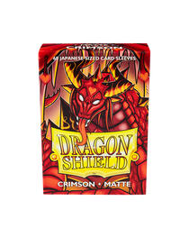 Bustine Protettive Dragon Shield - Crimson - Matte Sleeves - Japanese Size