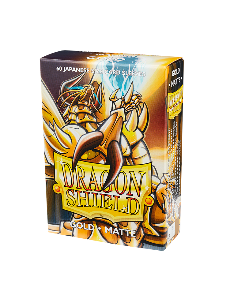 Bustine Protettive Dragon Shield - Gold - Matte Sleeves - Japanese Size