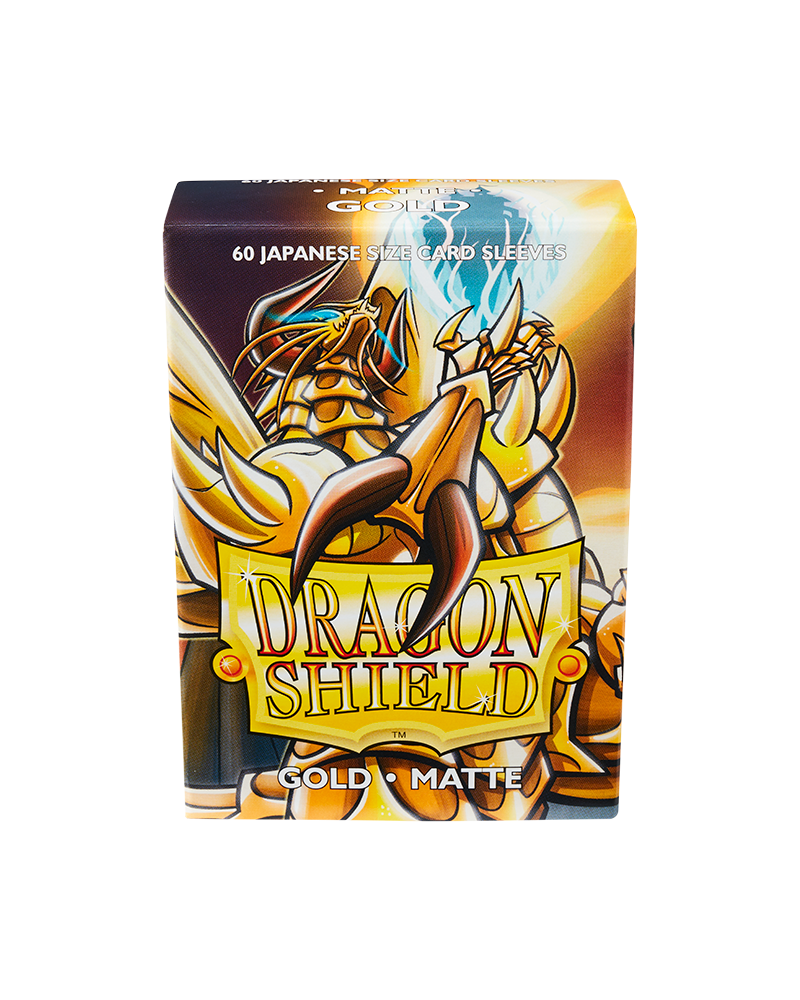Bustine Protettive Dragon Shield - Gold - Matte Sleeves - Japanese Size