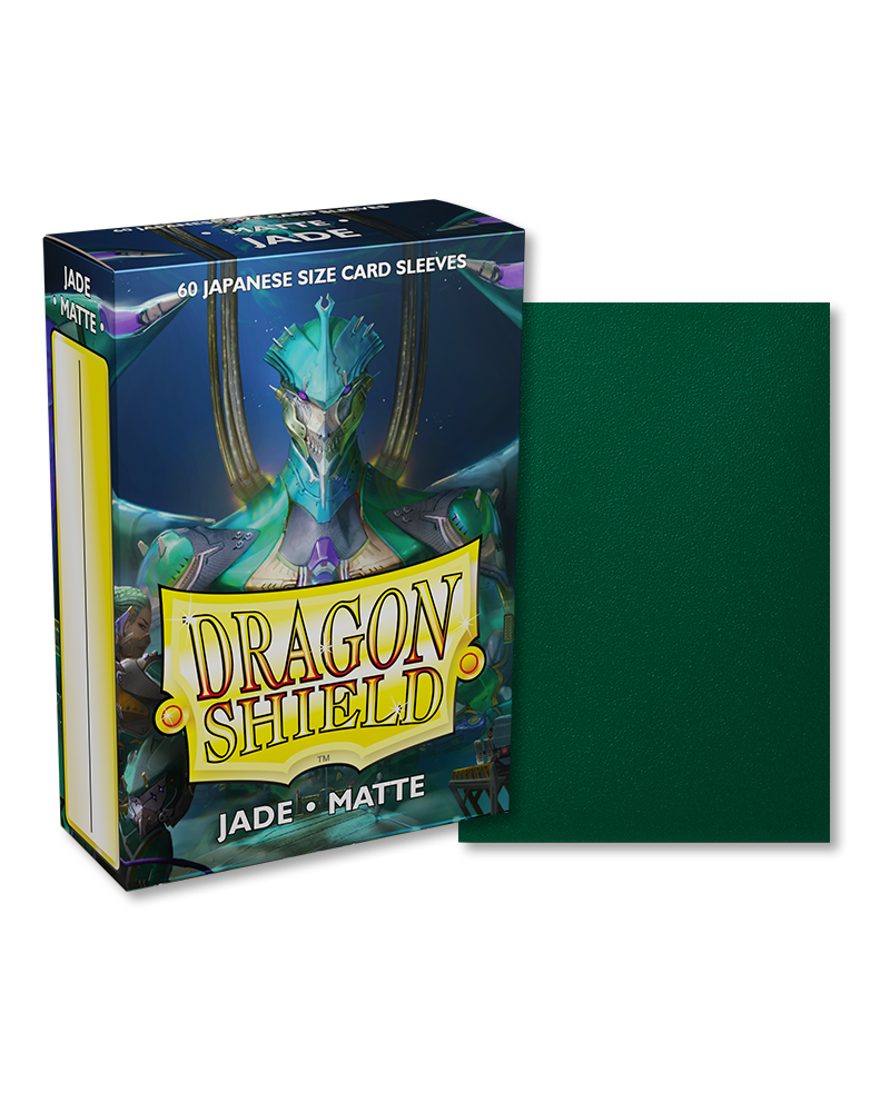 Bustine Protettive Dragon Shield - Jade - Matte Sleeves - Japanese Size