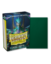 Bustine Protettive Dragon Shield - Jade - Matte Sleeves - Japanese Size