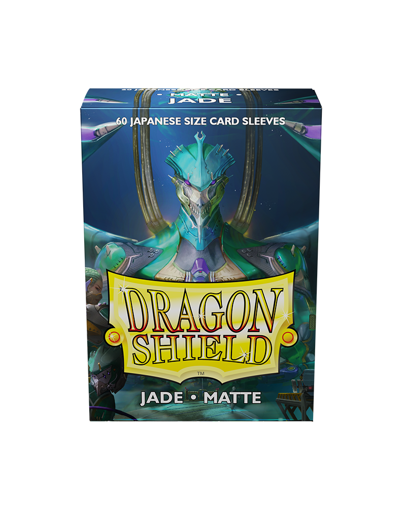 Bustine Protettive Dragon Shield - Jade - Matte Sleeves - Japanese Size