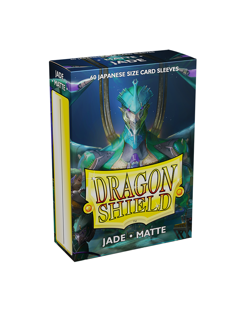 Bustine Protettive Dragon Shield - Jade - Matte Sleeves - Japanese Size