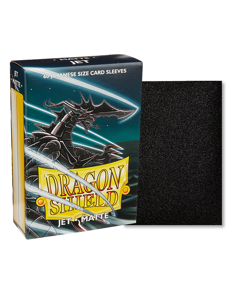 Bustine Protettive Dragon Shield - Jet - Matte Sleeves - Japanese Size Immagine principale del prodotto