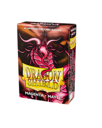 Bustine Protettive Dragon Shield - Magenta - Matte Sleeves - Japanese Size