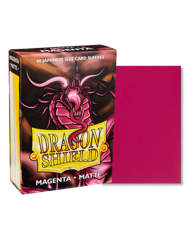 Bustine Protettive Dragon Shield - Magenta - Matte Sleeves - Japanese Size