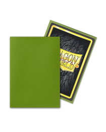 Bustine Protettive Dragon Shield - Olive - Matte Sleeves - Japanese Size