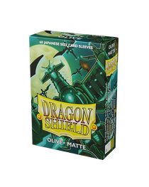 Bustine Protettive Dragon Shield - Olive - Matte Sleeves - Japanese Size