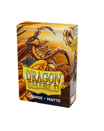 Bustine Protettive Dragon Shield - Orange - Matte Sleeves - Japanese Size