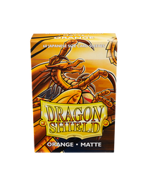 Bustine Protettive Dragon Shield - Orange - Matte Sleeves - Japanese Size