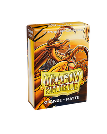Bustine Protettive Dragon Shield - Orange - Matte Sleeves - Japanese Size