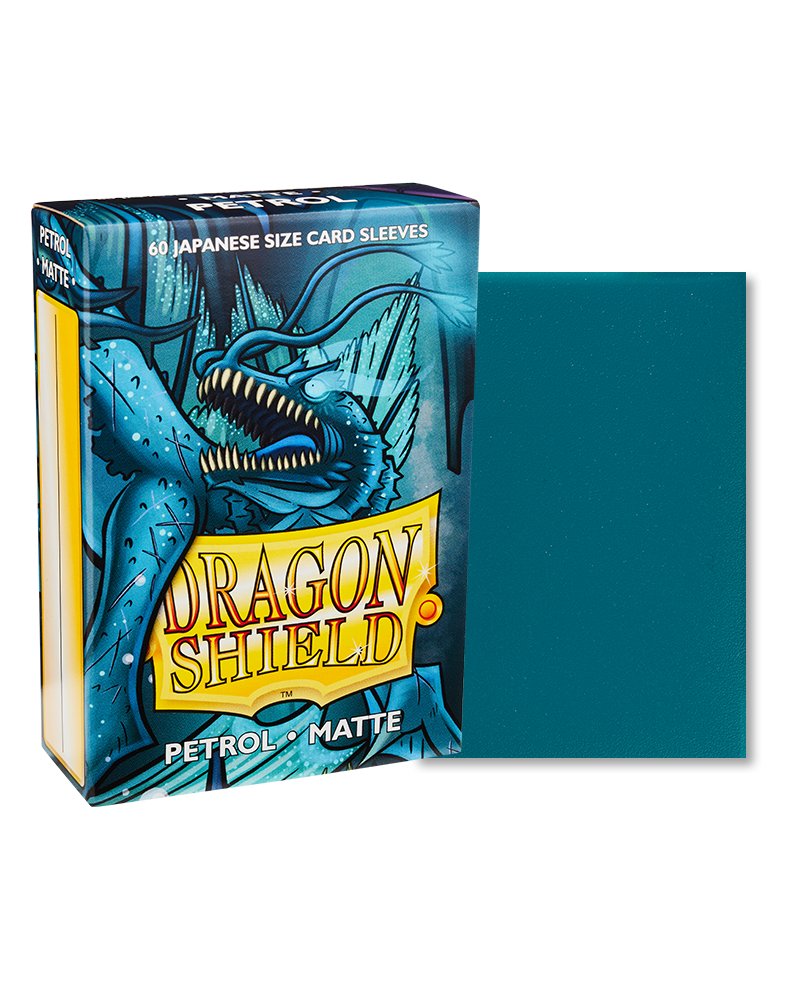Bustine Protettive Dragon Shield - Petrol - Matte Sleeves - Japanese Size Immagine principale del prodotto