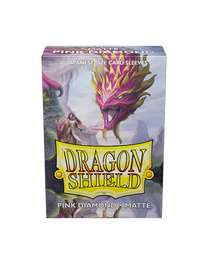 Bustine Protettive Dragon Shield - Diamond Pink - Matte Sleeves - Japanese Size