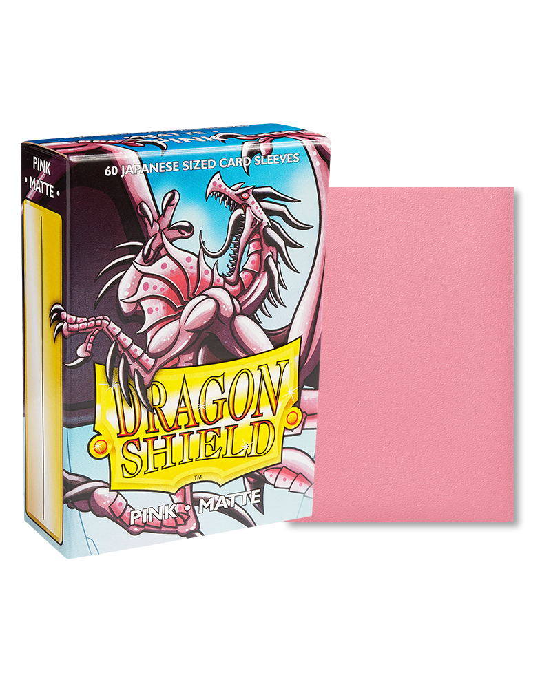 Bustine Protettive Dragon Shield - Pink - Matte Sleeves - Japanese Size Immagine principale del prodotto