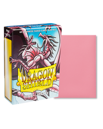 Bustine Protettive Dragon Shield - Pink - Matte Sleeves - Japanese Size