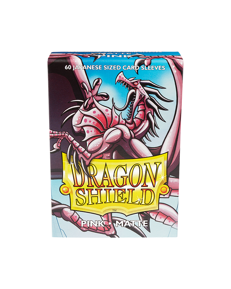 Bustine Protettive Dragon Shield - Pink - Matte Sleeves - Japanese Size