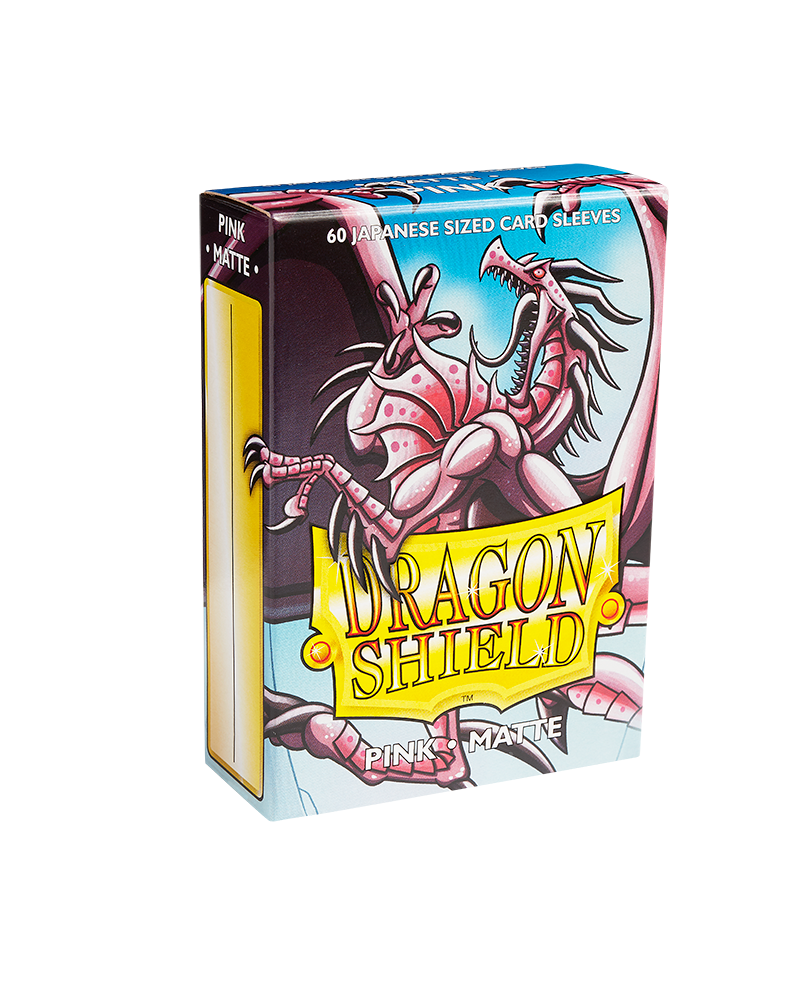 Bustine Protettive Dragon Shield - Pink - Matte Sleeves - Japanese Size